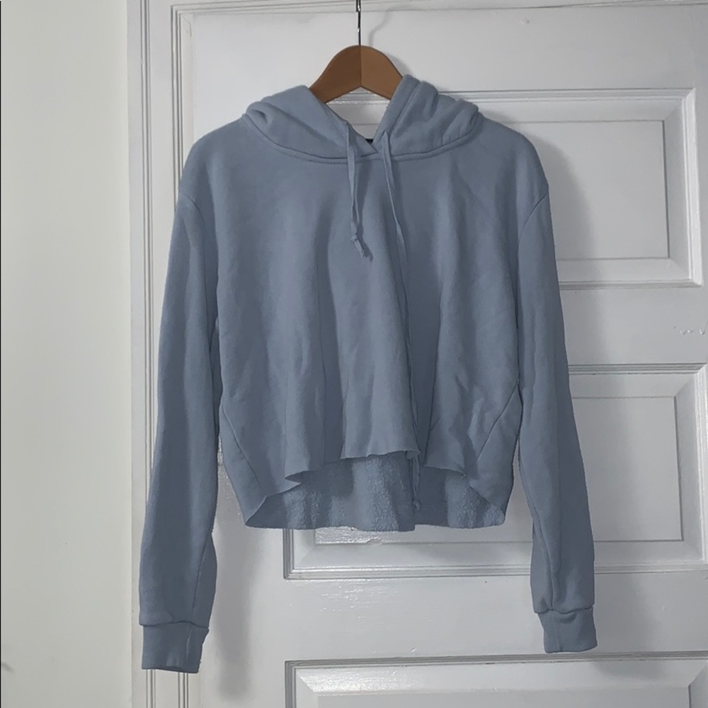 Light blue hoodie